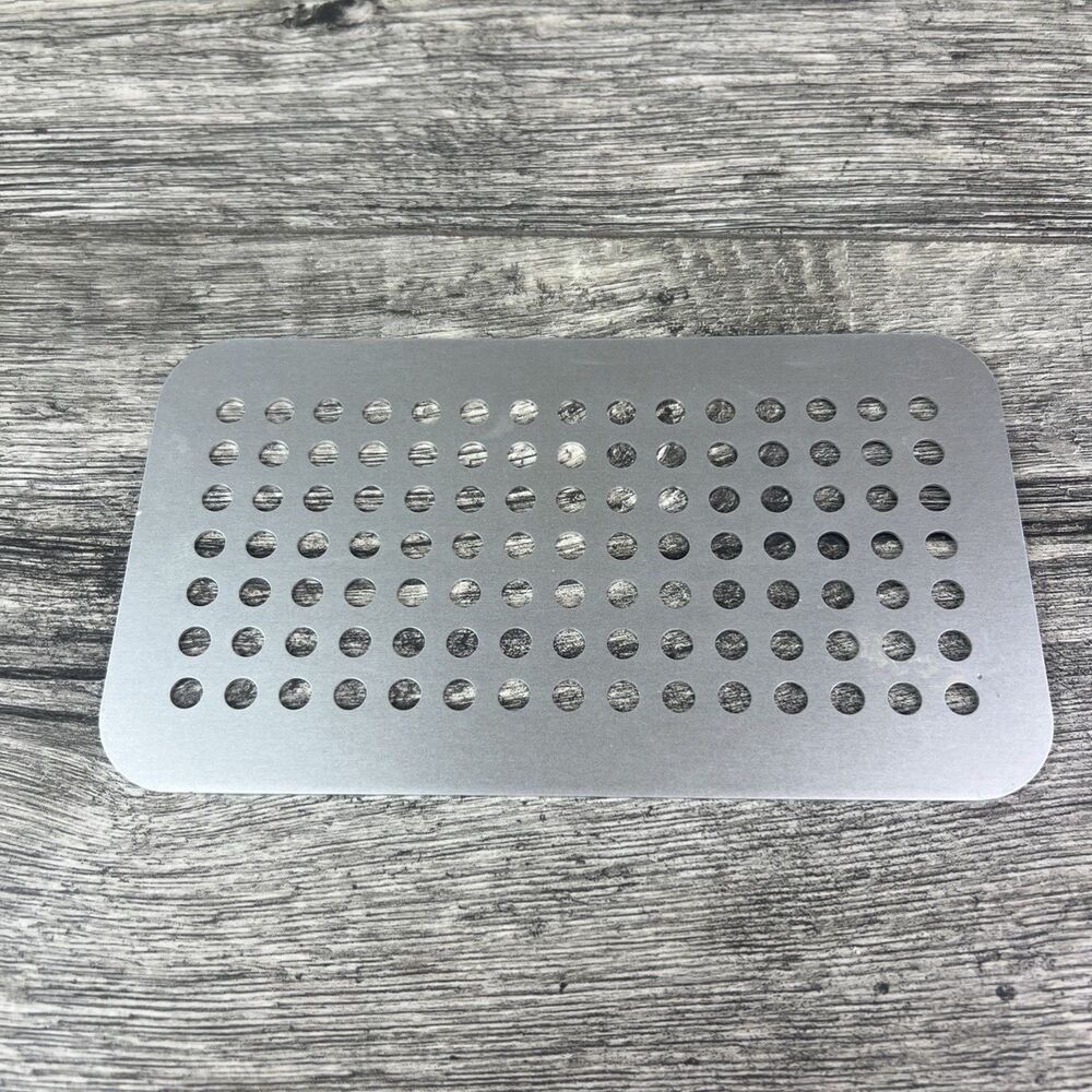 Krups Espresso Machine  Replacement Parts 963A Drip tray Spill grate - Silver
